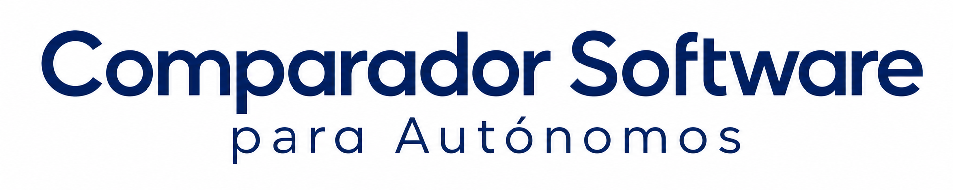 Comparador de Software para Aut&oacute;nomos
