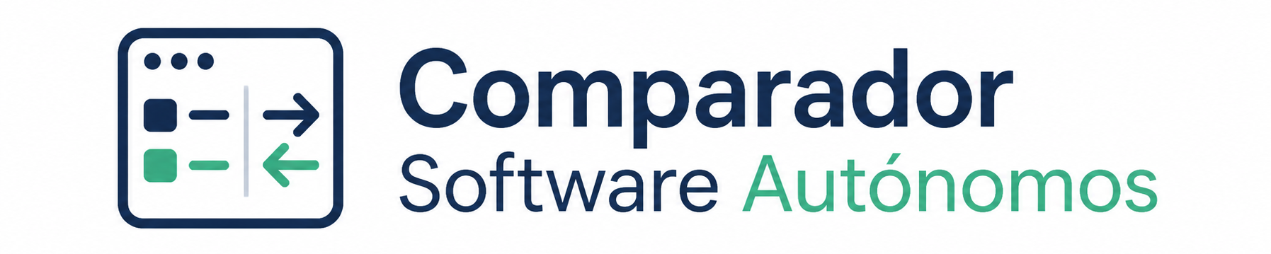 Comparador de Software para Aut&oacute;nomos